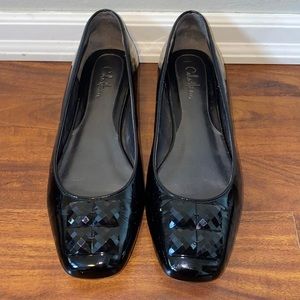 Cole Haan Nike Air Black Patent Leather Slip on Shoes Women’s Size 7.5